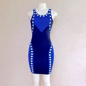 Sexy Short Black/Blue Dress by Hera Collection